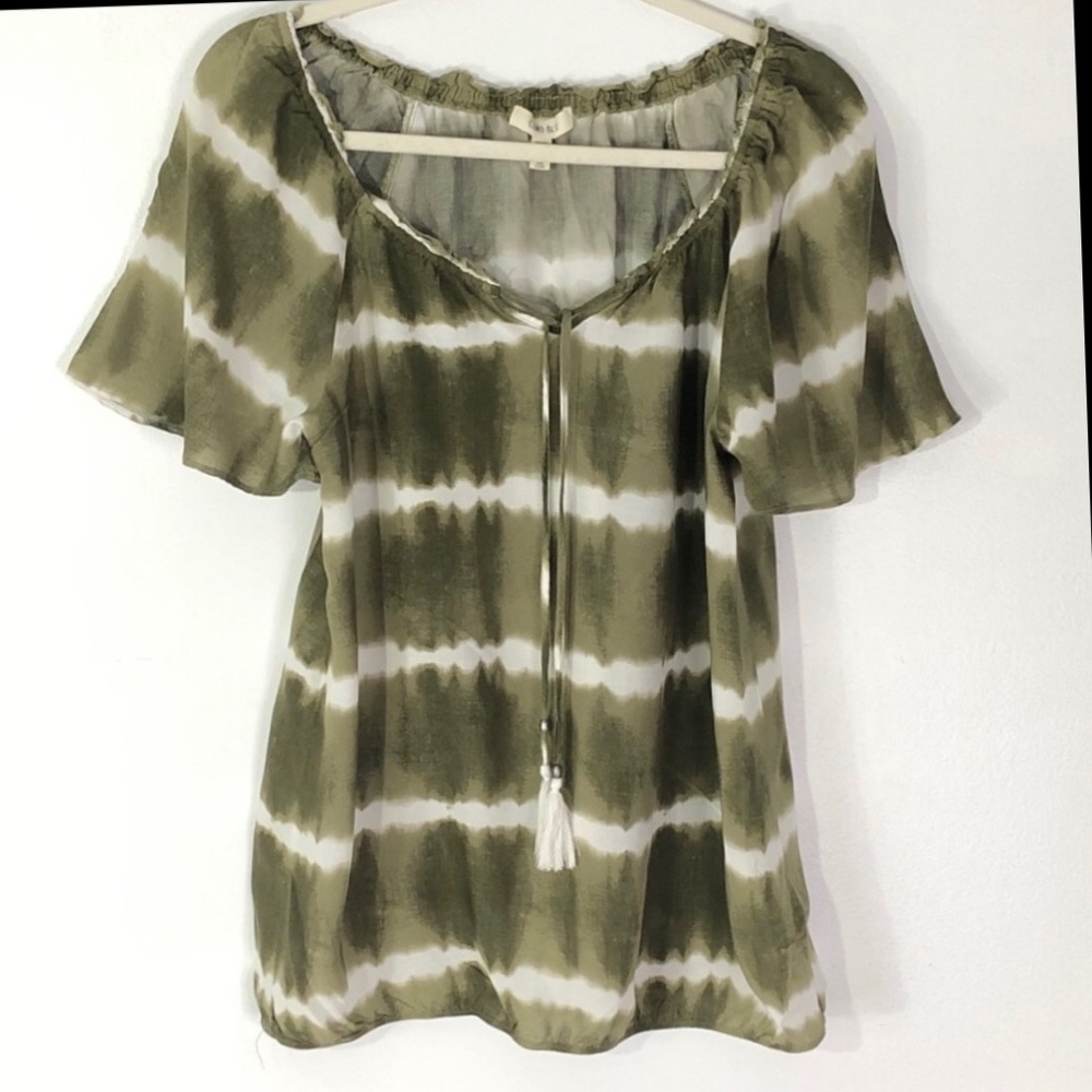 Como Blu Tie dyed Blouse